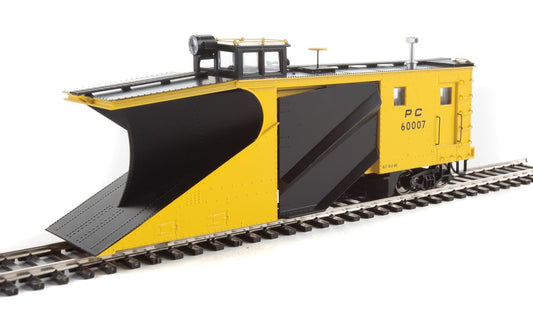 HO Russell Snowplow Ready to Run Penn Central #60007 Yellow, Black (920-110027)