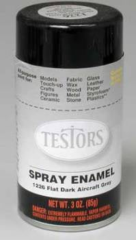 SPRAY DARK AIRCRAFT GRAY 3 OZ. (TES1226T)