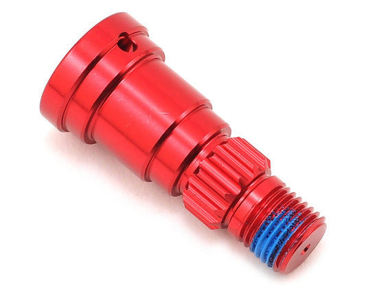 Stub Axle Aluminum Red-Ano (TRA7753R)