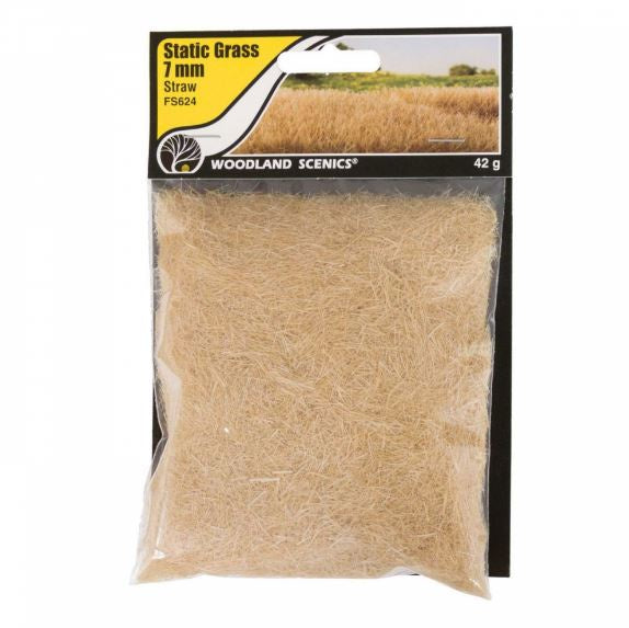 Static Grass, Straw Green 7Mm (WOOFS624)