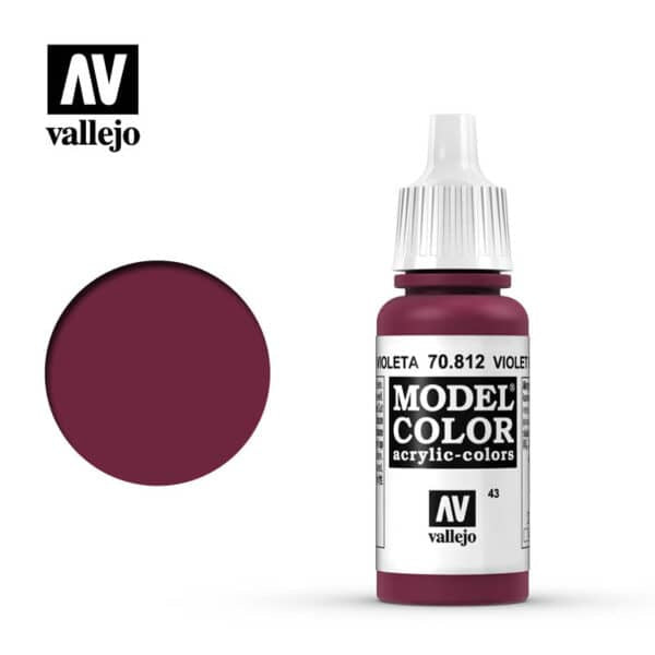 Model Color Violet Red Acrylic Paint 18ml Bottle (VLJ70812)