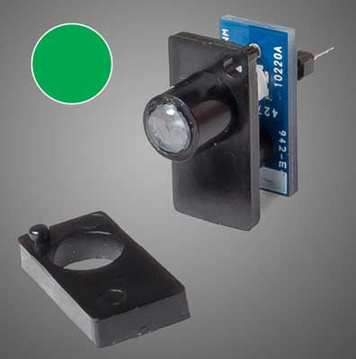 A Single Color Led Fascia Indicator Walthers Layout Control System Green (942-154)