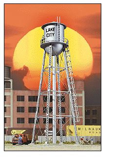 HO Assembled City Water Tower Silver (933-2826)