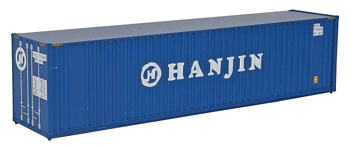 HO Assembled 40' Hi Cube Corrugated Container with Flat Roof Hanjin (949-8208)