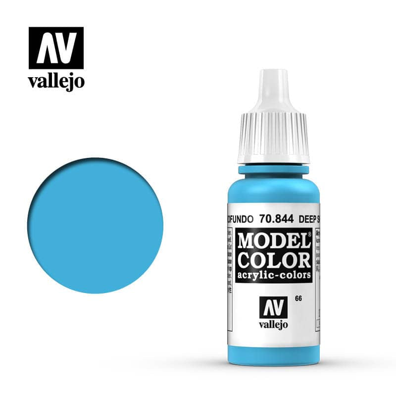 Model Color Deep Sky Blue Acrylic Paint 18ml Bottle (VLJ70844)