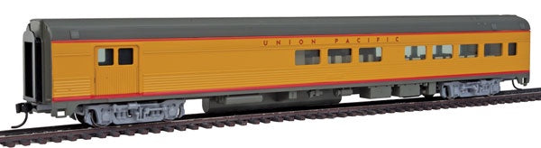 HO 85' Budd Baggage-Lounge Ready to Run Union Pacific Armour Yellow, Gray, Red (910-30058)