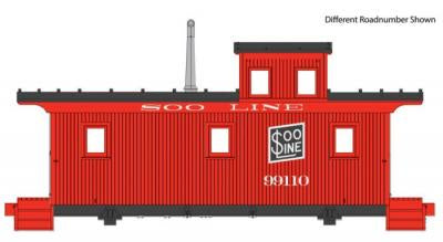 HO DM&IR Class G2 Wood Caboose Ready to Run Soo Line #99111 (920-103470)