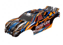 Body, Rustler VXL, orange (pa (TRA3726T)