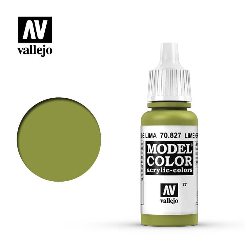 Model Color Lime Green Acrylic Paint 18ml Bottle (VLJ70827)