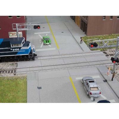 HO Modern Concrete Grade Crossing Kit (933-4121)