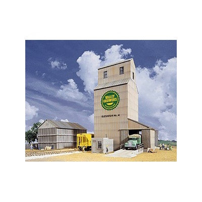 HO Valley Growers Association Steel Grain Elevator Kit (933-3096)