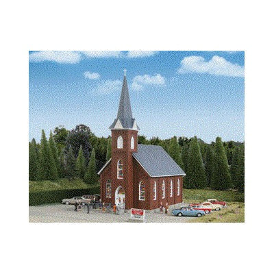 HO Brick Church Kit (933-3496)