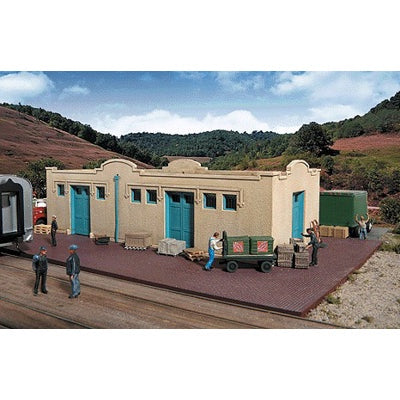 HO Mission-Style Freight House Kit (933-2921)