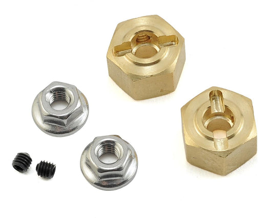 12mm Brass Hex 8mm Width (2) (KNK12X8BRA)