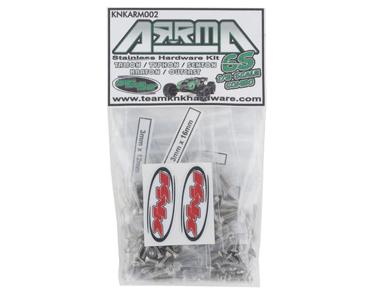 Stainless Hardware Kit for Arrma 6S (KNKARM002)