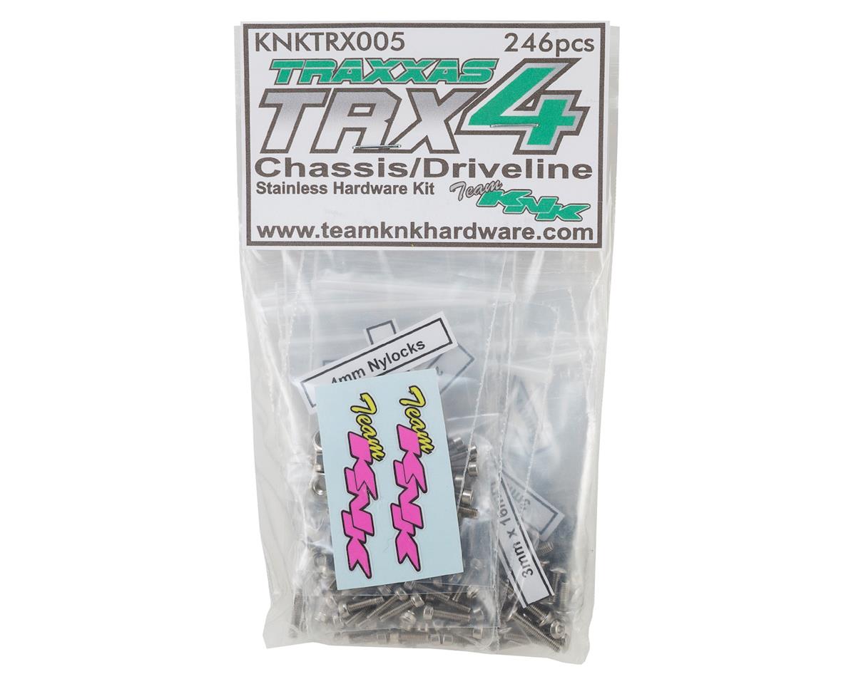 Stainless Chassis and Driveline Screw Kit for TRX-4 (KNKTRX005)