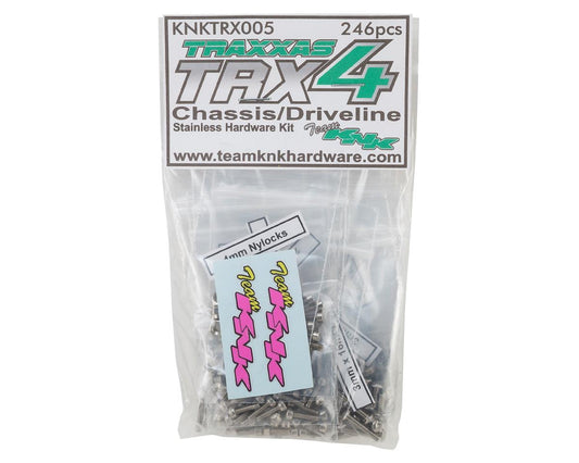 Stainless Chassis and Driveline Screw Kit for TRX-4 (KNKTRX005)