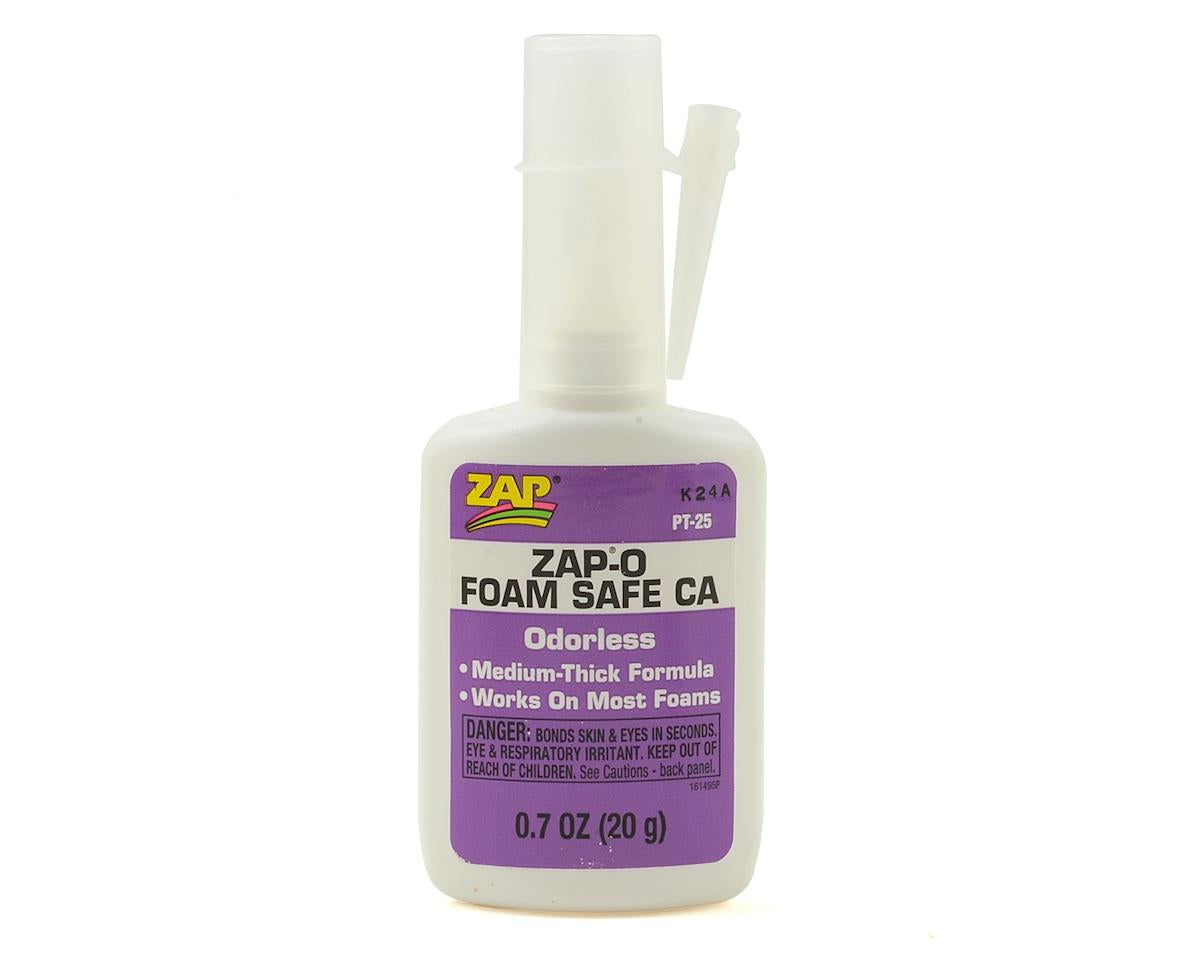 Zap-O Odorless Foam Safe CA Glue 0.7oz (PAAPT25)