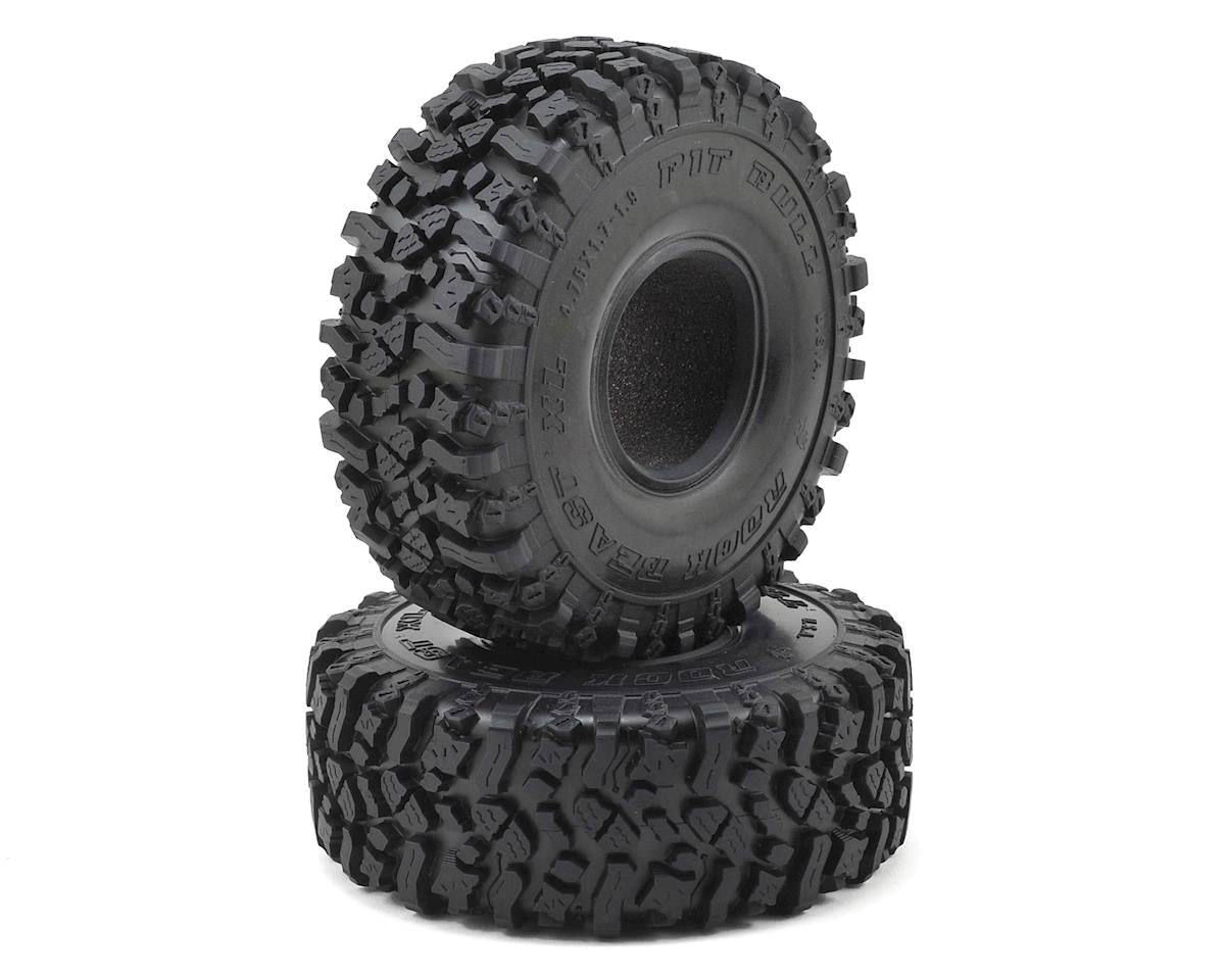 Rock Beast XL 1.9" Alien Compound Scale Rock Crawler Tires with Foams (2) (PBTPB9011NK)