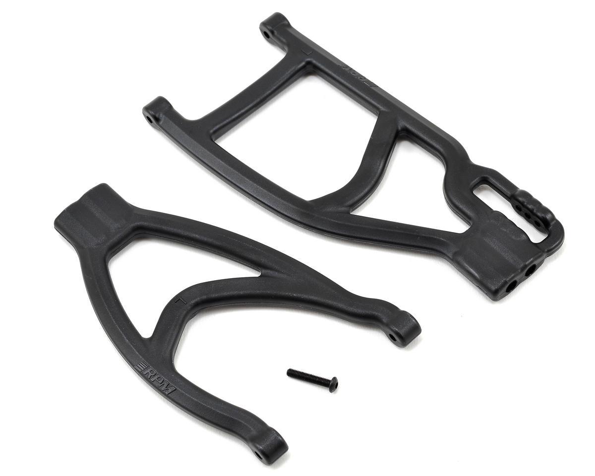 Black Extended Rear Left A-Arms for Revo/Revo 2.0/Summit (2) (RPM70432)