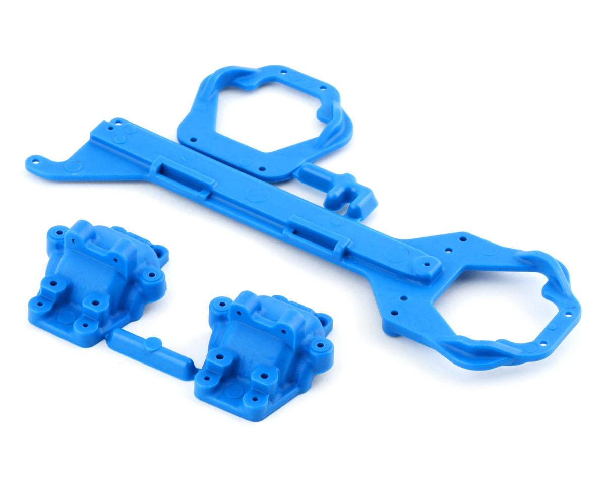 Blue Front/Rear Chassis and Differential Covers (2) for LaTrax Teton/Rally (RPM70795)
