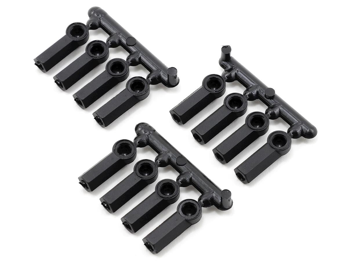 Heavy Duty Black 4-40 Rod Ends (12) (RPM73372)