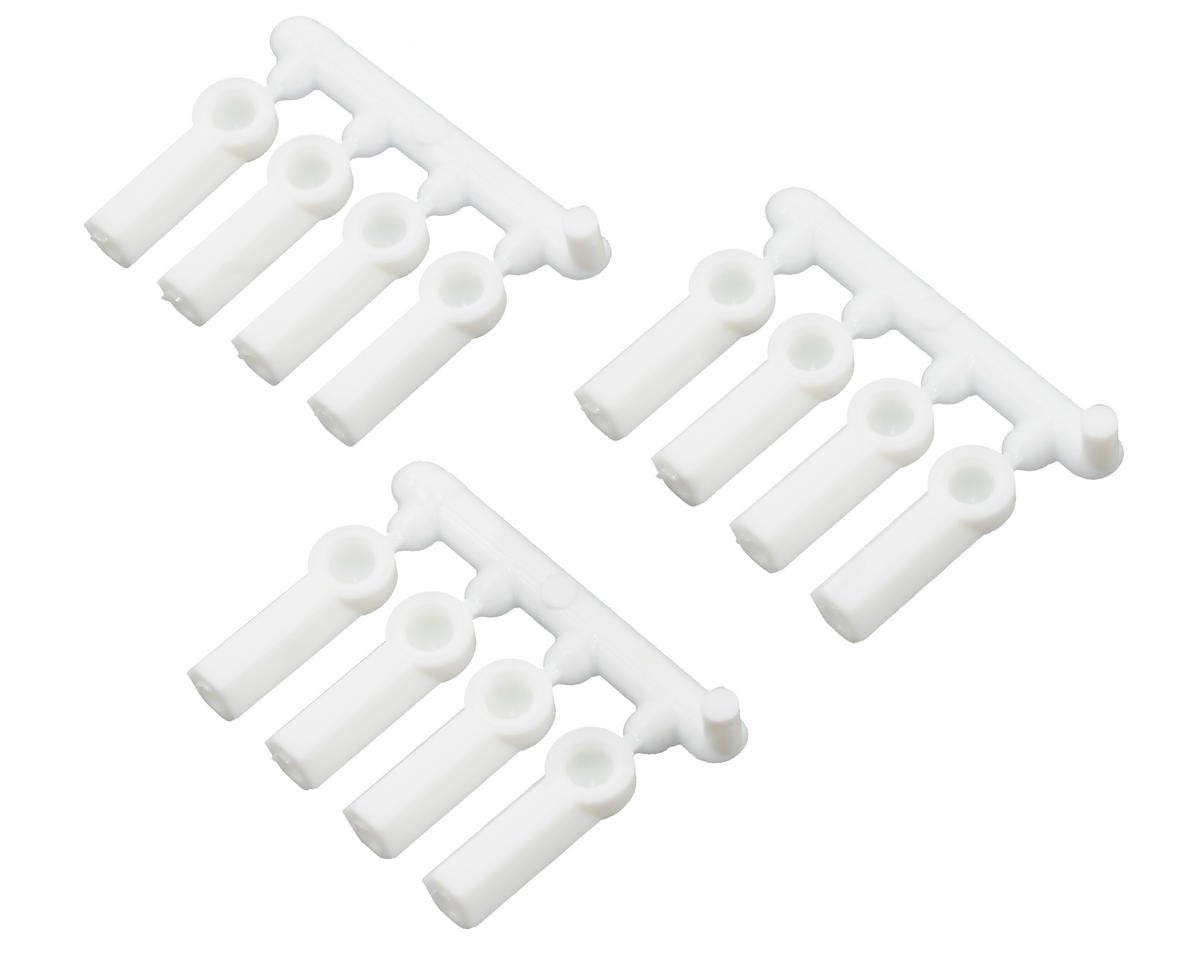 Heavy Duty White 4-40 Rod Ends (12) (RPM73381)