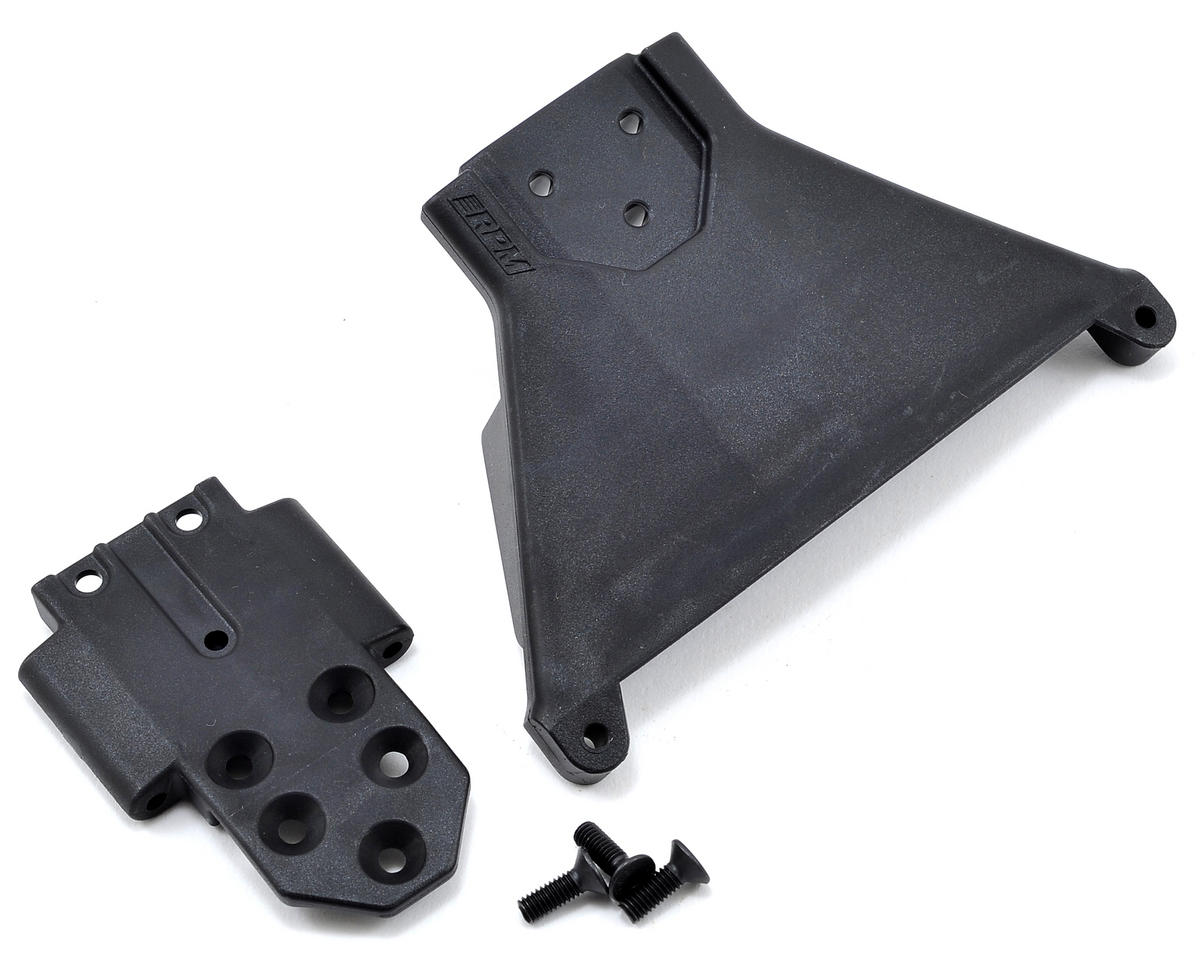 Black Front Bulkhead for LCG Slash 4x4 (RPM73562)