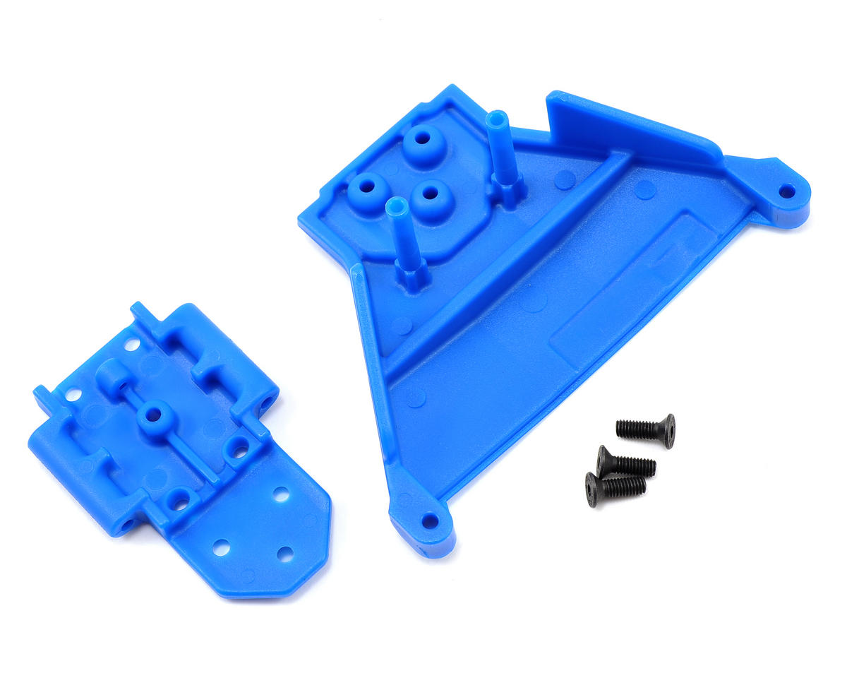 Blue Front Bulkhead for LCG Slash 4x4 (RPM73565)