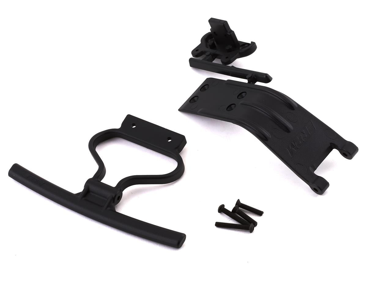 Black Front Bumper and Skid Plate for Rock Rey (RPM73662)