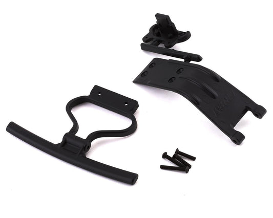 Black Front Bumper and Skid Plate for Rock Rey (RPM73662)