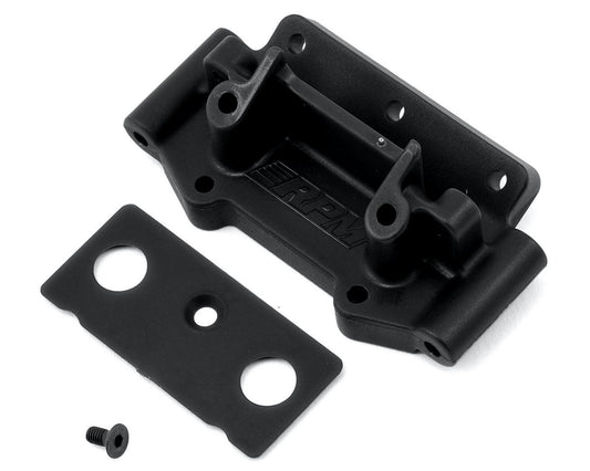 Black Front Bulkhead for Bandit/Rustler/Slash/Stampede (RPM73752)