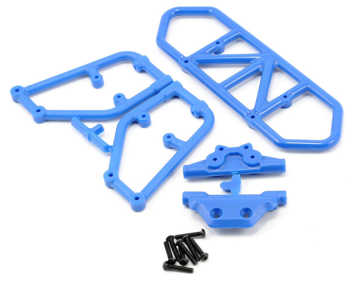 Blue Rear Bumper for Slash 4x4 (RPM80125)