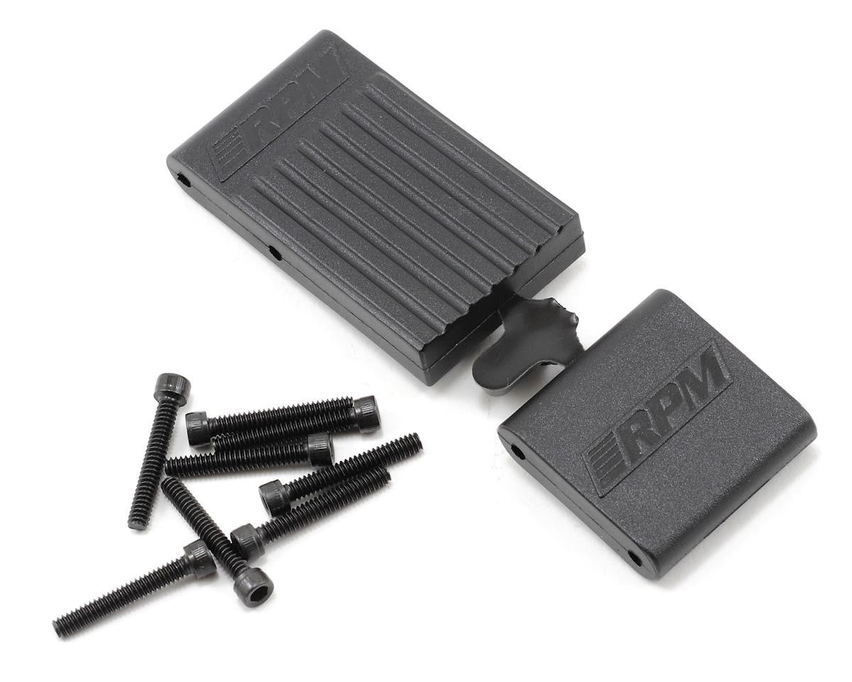 Black Front and Rear Bulkhead Brace for T-Maxx/E-Maxx (RPM80152)