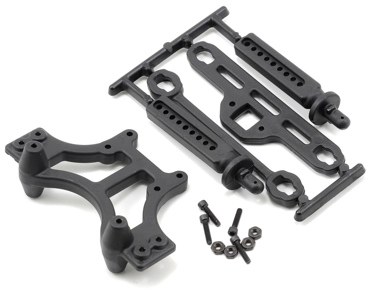 Black Shock Tower with Body Mounts for T-Maxx/E-Maxx (RPM80162)