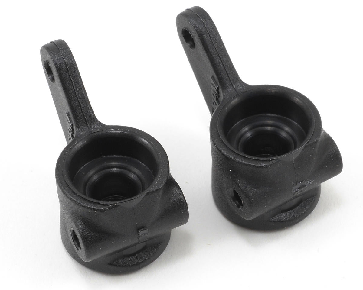 Black Front Bearing Carriers for Bandit/Rustler/Slash/Stampede (2) (RPM80372)