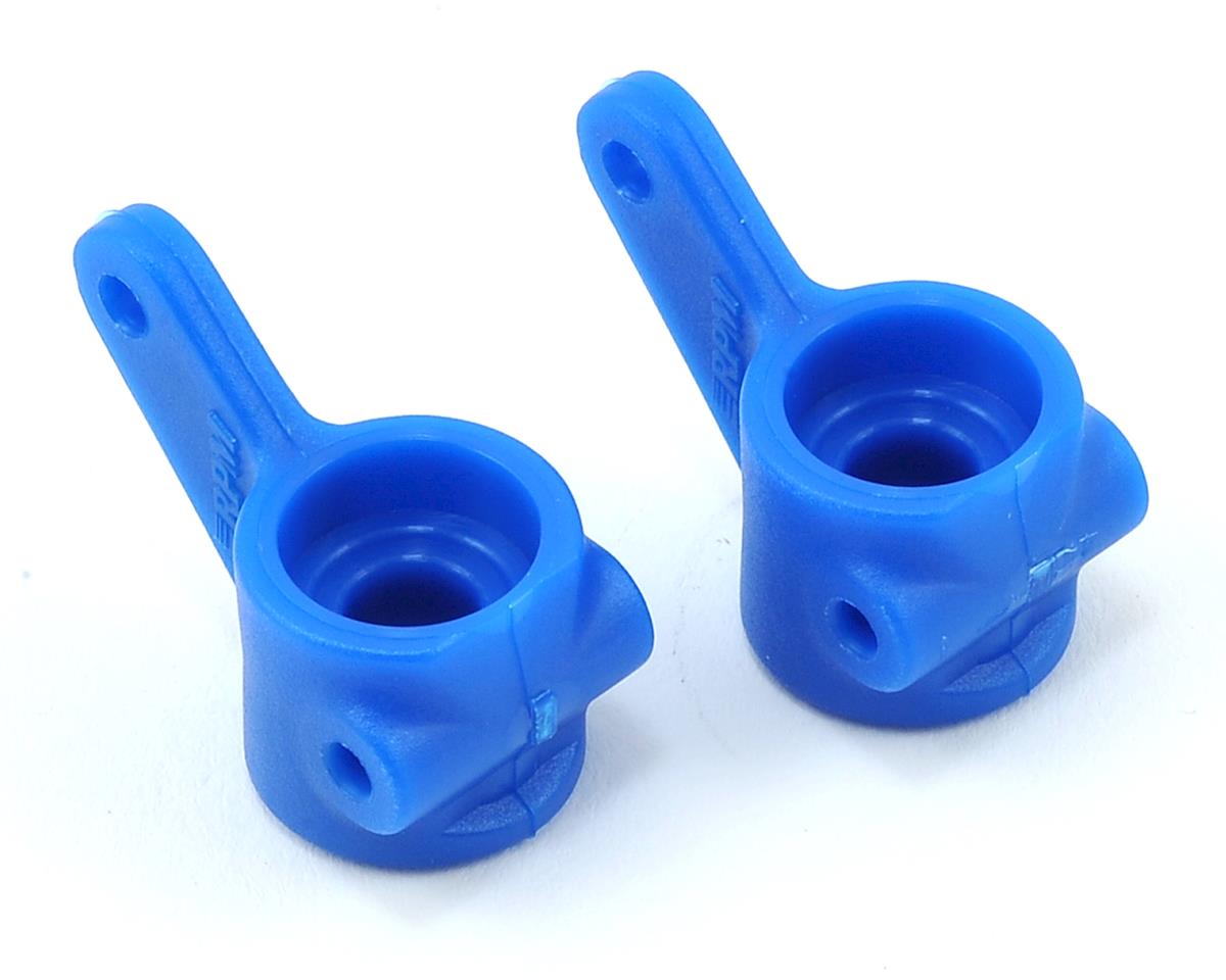 Blue Front Bearing Carriers for Bandit/Rustler/Slash/Stampede (2) (RPM80375)