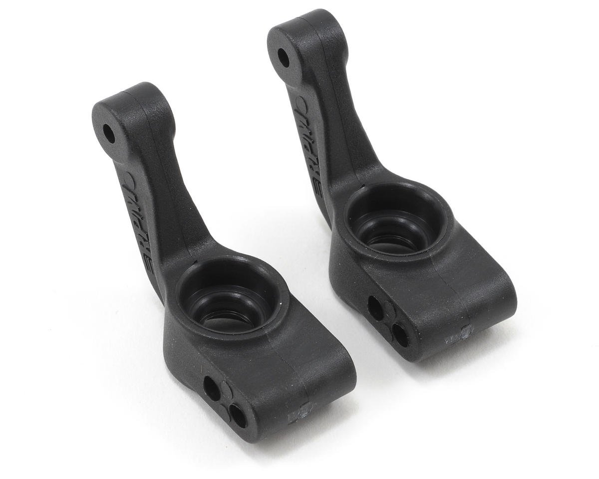 Black Rear Bearing Carriers for Bandit/Rustler/Slash/Stampede (2) (RPM80382)