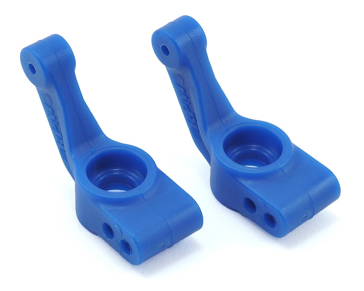 Blue Rear Bearing Carriers for Bandit/Rustler/Slash/Stampede (2) (RPM80385)