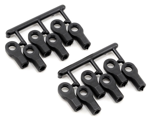 Short Black Turnbuckle Rod Ends for Traxxas Vehicles (12) (RPM80472)