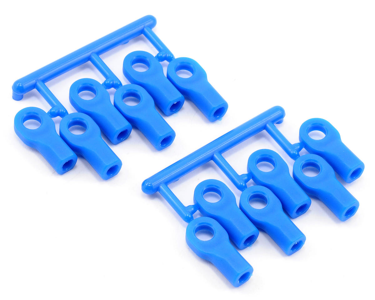 Short Blue Turnbuckle Rod Ends for Traxxas Vehicles (12) (RPM80475)