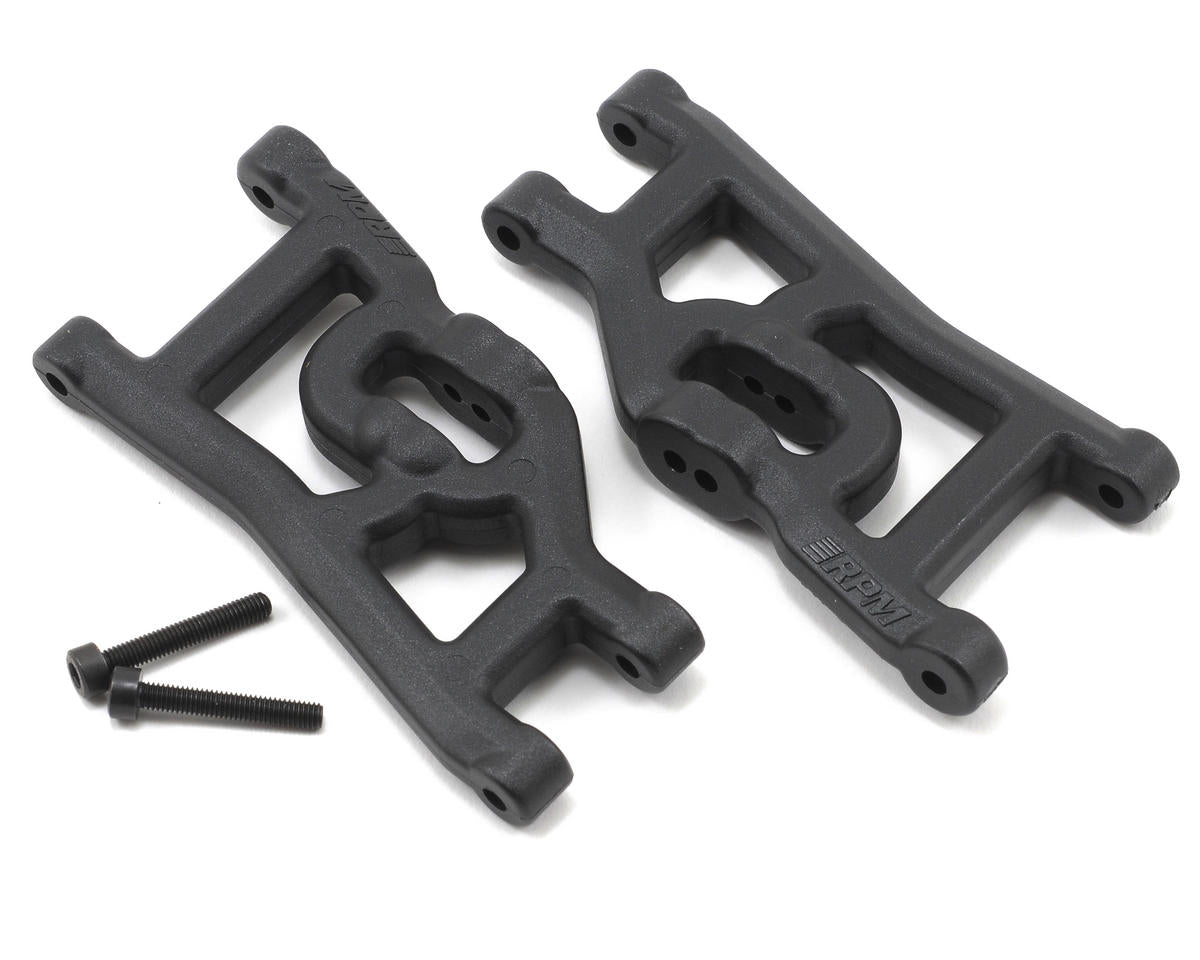 Black Front A-Arms for Bandit/Nitro Rustler (2) (RPM80492)