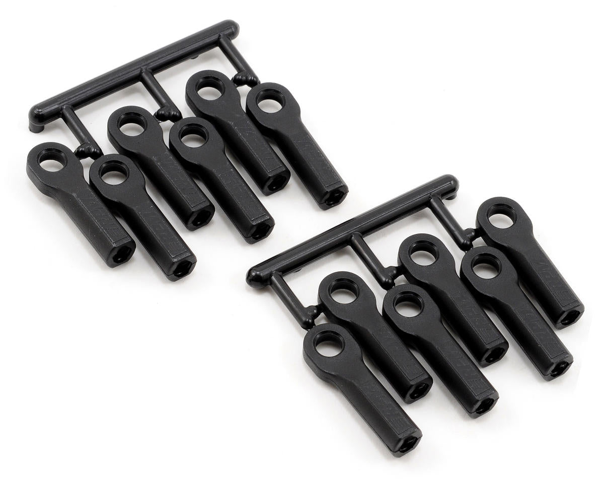 Long Black Turnbuckle Rod Ends for Traxxas Vehicles (12) (RPM80512)