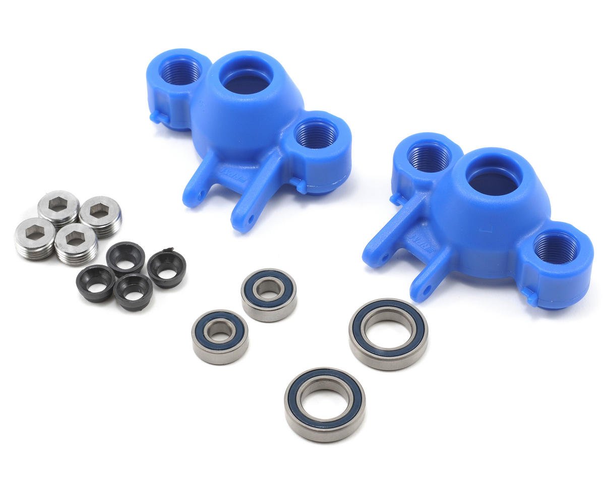 Blue Axle Carriers and Oversized Bearings for Revo/Slayer (2) (RPM80585)