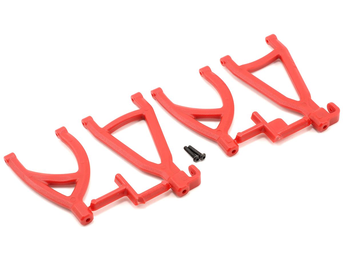 Red Rear Upper and Lower A-Arms for 1/16 E-Revo (4) (RPM80609)