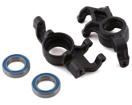 Black Oversized Front Axle Carriers with Bearings for X-Maxx (2) (RPM80662)