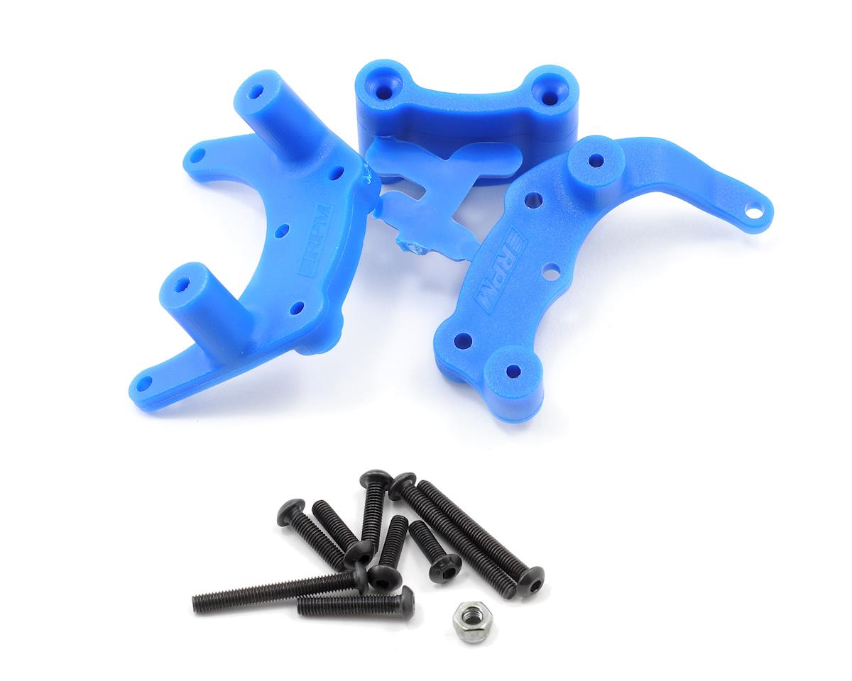Blue Bumper Mount for Bandit/Rustler/Slash/Stampede (RPM80905)