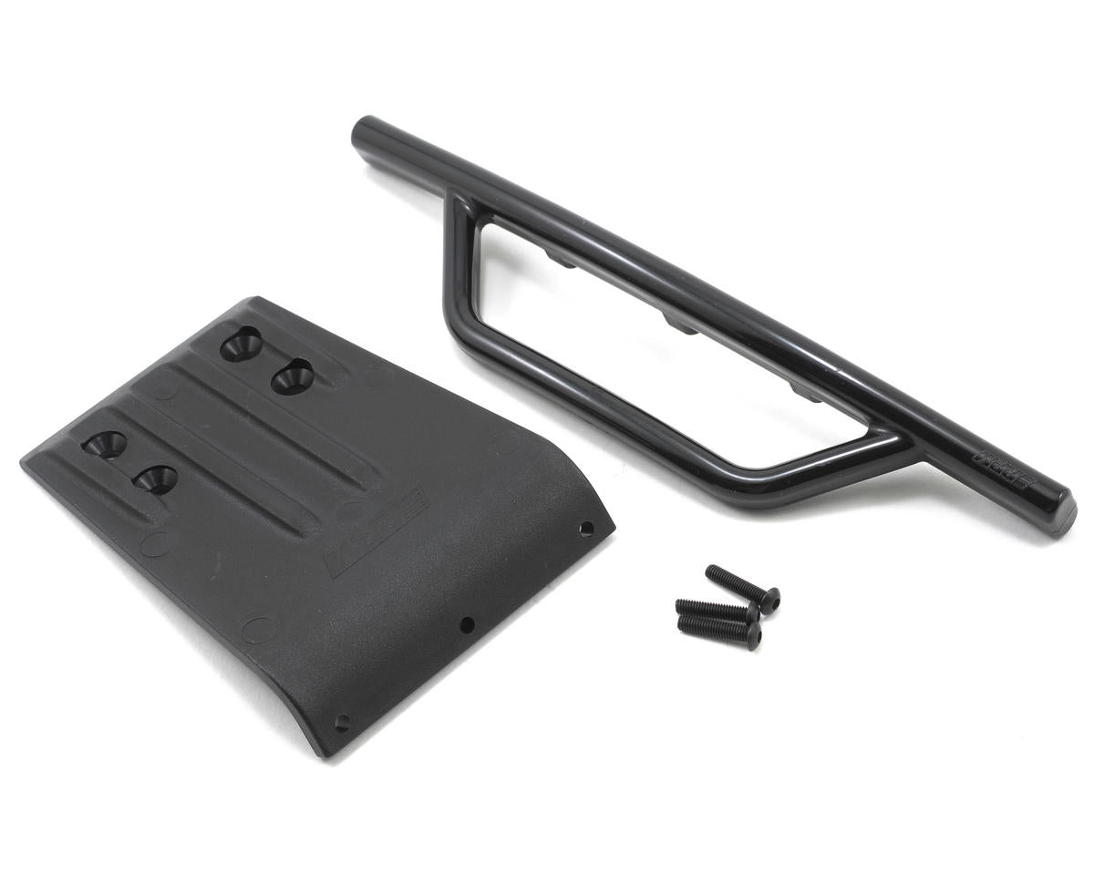 Black Front Bumper and Skid Plate for Slash (RPM80952)