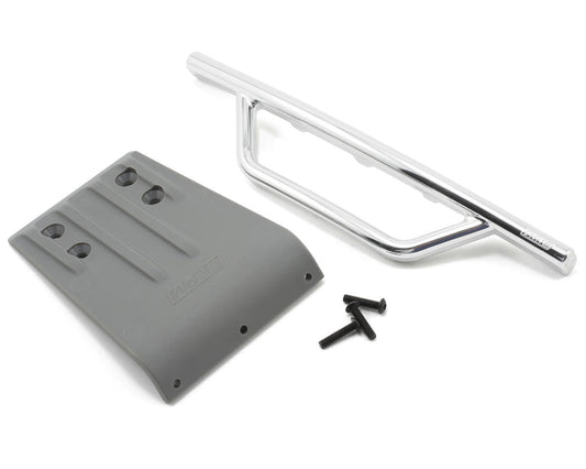Chrome Front Bumper and Skid Plate for Slash (RPM80953)