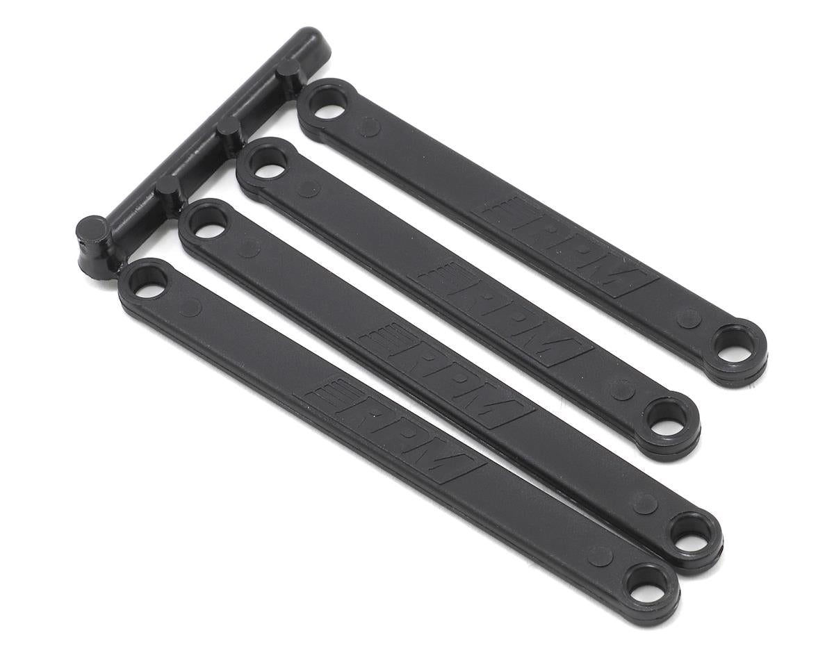Black Camber Links for Rustler/Stampede (4) (RPM81262)